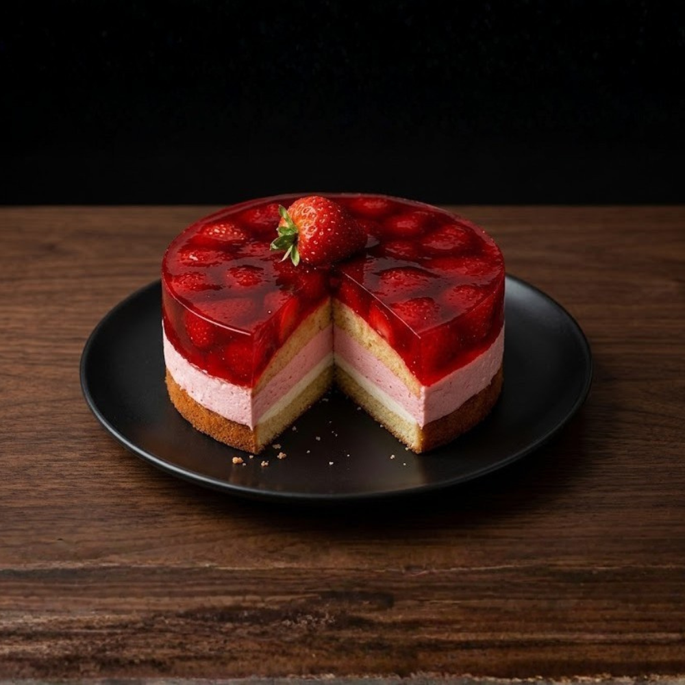 Strawberry Jelly Cake